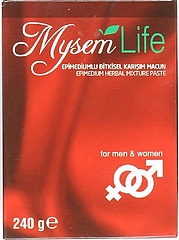 Mysem Life - illegales Arzneimittel, das als Kräutermischpaste oder Türkische Honigmischung zur Anwendung bei Männern und Frauen in Verkehr gebracht wird 